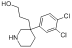 3-(3-(3,4-Dichlorophenyl)piperidin-3-yl)propan-1-ol Structure,182621-51-8Structure