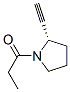 Pyrrolidine, 2-ethynyl-1-(1-oxopropyl)-, (s)- (9ci) Structure,182754-33-2Structure