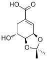 3,4-O-Isopropylidene shikimic acid Structure,183075-03-8Structure