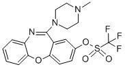 11-(4-Methyl-1-piperazinyl)dibenzo[b,f][1,4]oxazepin-2-yl trifluoromethanesulfonate Structure,183140-98-9Structure