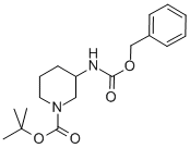 Tert-butyl 3-(benzyloxycarbonylamino)piperidine-1-carboxylate Structure,183207-70-7Structure