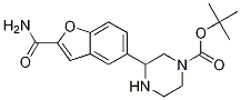 Tert-butyl4-(2-carbamoylbenzofuran-5-yl)piperazine-1-carboxylate Structure,183288-44-0Structure