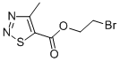 1,2,3-Thiadiazole-5-carboxylic acid, 4-methyl-, 2-bromoethyl ester Structure,183299-03-8Structure