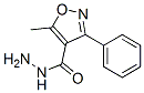 5-Methyl-3-phenyl-4-isoxazolecarbohydrazide Structure,18336-75-9Structure