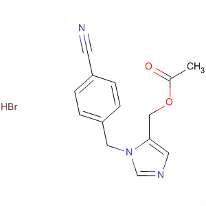 1-(4-Cyanobenzyl)-5-(acetoxymethyl)imidazole hydrobromide Structure,183500-35-8Structure