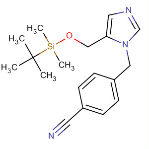 5-Tert-butyldimethylsilyloxymethyl-1-(4-cyanobenzyl)imidazole Structure,183500-73-4Structure