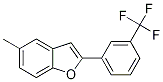 5-Methyl-2-(3-(trifluoromethyl)phenyl)benzofuran Structure,183589-30-2Structure