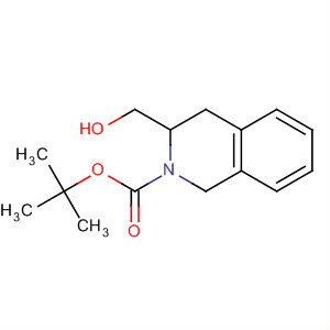 3(S)-3-羥基甲基-3,4-二氫-1H-異喹啉-2-羧酸叔丁酯結(jié)構(gòu)式_183958-71-6結(jié)構(gòu)式