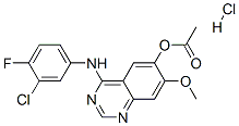 4-(3-Chloro-4-fluorophenylamino)-7-methoxyquinazolin-6-yl Acetate HCl Structure,184475-70-5Structure