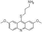 3-(2,7-Dimethoxyacridin-9-ylthio)propan-1-amine Structure,184582-62-5Structure