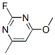 Pyrimidine, 2-fluoro-4-methoxy-6-methyl- (9ci) Structure,184590-44-1Structure