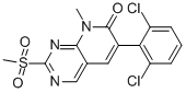 6-(2,6-Dichlorophenyl)-8-methyl-2-methylsulfonyl-8H-pyrido[2,3-d]pyrimidin-7-one Structure,185039-48-9Structure