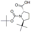 (2S,5S)-N-Boc-5-tert-butylpyrrolidine-2-carboxylic acid Structure,185142-24-9Structure