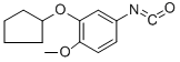 3-(Cyclopentyloxy)-4-methoxyphenyl isocyanate Structure,185300-51-0Structure