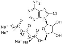 8-Chloroadenosine-5-o-triphosphate sodium salt Structure,185341-71-3Structure