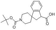 Spiro[1h-indene-1,4-piperidine]-1,3-dicarboxylic acid, 2,3-dihydro- 1,1-dimethyl ethyl ester Structure,185526-32-3Structure