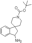 Tert-butyl 3-amino-2,3-dihydrospiro[indene-1,4’-piperidine]-1’-carboxylate Structure,185527-11-1Structure