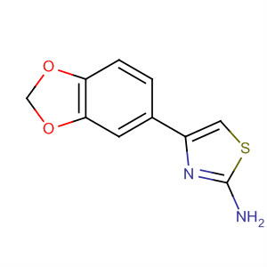 4-Benzo[1,3]dioxol-5-yl-thiazol-2-yl-amine Structure,185613-91-6Structure