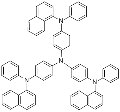 4,4,4-Tris(n-(1-naphthyl)-n-phenyl-amino)-triphenylamine Structure,185690-39-5Structure