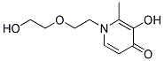 (9ci)-3-羥基-1-[2-(2-羥基乙氧基)乙基]-2-甲基-4(1H)-吡啶酮結(jié)構(gòu)式_185743-65-1結(jié)構(gòu)式