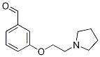 3-(2-Pyrrolidin-1-ylethoxy)-benzaldehyde Structure,186190-91-0Structure