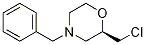 Morpholine, 2-(chloromethyl)-4-(phenylmethyl)-, (2r)- Structure,186293-54-9Structure