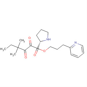 (S)-3-(pyridin-2-yl)propyl 1-(3,3-dimethyl-2-oxopentanoyl)pyrrolidine-2-carboxylate Structure,186452-10-8Structure