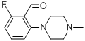 2-Fluoro-6-(4-methyl-1-piperazinyl)benzaldehyde Structure,186595-57-3Structure