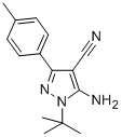 5-Amino-1-tert-butyl-3-(4-methylphenyl)-4-cyanopyrazole Structure,186896-24-2Structure