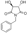 (3S,4s)-(-)-1-benzyl-3,4-dihydroxypyrrolidin-2,5-dione Structure,187032-53-7Structure