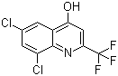 6,8-Dichloro-2-(trifluoromethyl)quinolin-4-ol Structure,18706-23-5Structure