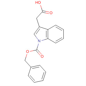 1-(Benzyloxycarbonyl)indol-3-yl acetic acid Structure,187244-70-8Structure