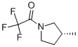 Pyrrolidine, 3-methyl-1-(trifluoroacetyl)-, (r)- (9ci) Structure,187670-58-2Structure