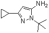 1-Tert-butyl-3-cyclopropyl-1h-pyrazol-5-amine Structure,187795-43-3Structure