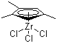 1,2,4-Trimethylcyclopentadienyl zirconium trichloride Structure,188020-78-2Structure