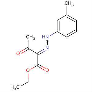 Butanoic acid, 2-[2-(3-methylphenyl)hydrazinylidene]-3-oxo-, ethyl ester Structure,18804-76-7Structure