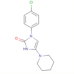 1-(4-Chlorophenyl)-4-(piperidin-1-yl)-1h-imidazol-2(5h)-one Structure,188116-08-7Structure