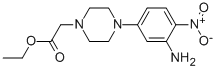 4-(3-Amino-4-nitrophenyl)-1-piperazineacetic acid ethyl ester Structure,188247-41-8Structure