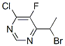 6-(1-Bromo-ethyl)-4-chloro-5-fluoropyrimidine Structure,188416-30-0Structure