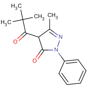 4-(2,2-Dimethyl-1-oxopropyl)-2,4-dihydro-5-methyl-2-phenyl-3h-pyrazol-3-one Structure,188432-24-8Structure