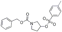 3-(Toluene-4-sulfonyloxy)-pyrrolidine-1-carboxylic acid benzyl ester Structure,188846-98-2Structure