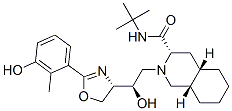 (3S,4aS,8aS)-2-[(2R)-2-[(4S)-2-[3-羥基-2-甲基苯基]-4,5-二氫惡唑-4-基]-2-羥乙基]十氫異喹啉-3-甲酸叔丁酰胺結(jié)構(gòu)式_188936-07-4結(jié)構(gòu)式