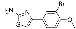 5-(3-Bromo-4-methoxyphenyl)thiazol-2-ylamine Structure,189011-00-5Structure