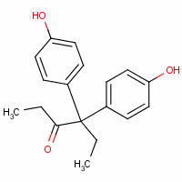 3-Hexanone,4,4-bis(4-hydroxyphenyl)- Structure,18922-13-9Structure