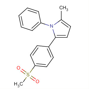 1-Phenyl-2-methyl-5-[4-(methylsulfonyl)phenyl]-1h-pyrrole Structure,189500-94-5Structure