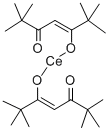 Tetrakis(2,2,6,6-tetramethyl-3,5-heptanedionato)cerium(IV) Structure,18960-54-8Structure