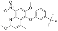 2,6-Dimethoxy-4-methyl-8-nitro-5-[3-(trifluoromethyl)phenoxy]quinoline Structure,189746-15-4Structure