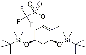 (3S,5S)-3,5-雙(叔丁基二甲基甲硅烷基氧基)-2-甲基-1-環(huán)己烯-1-醇 1-三氟甲烷磺酸鹽結(jié)構(gòu)式_189894-13-1結(jié)構(gòu)式