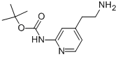 Tert-butyl 4-(2-aminoethyl)pyridin-2-ylcarbamate Structure,190189-67-4Structure