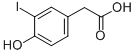 3-Iodo-4-hydroxyphenylacetic acid Structure,19039-15-7Structure